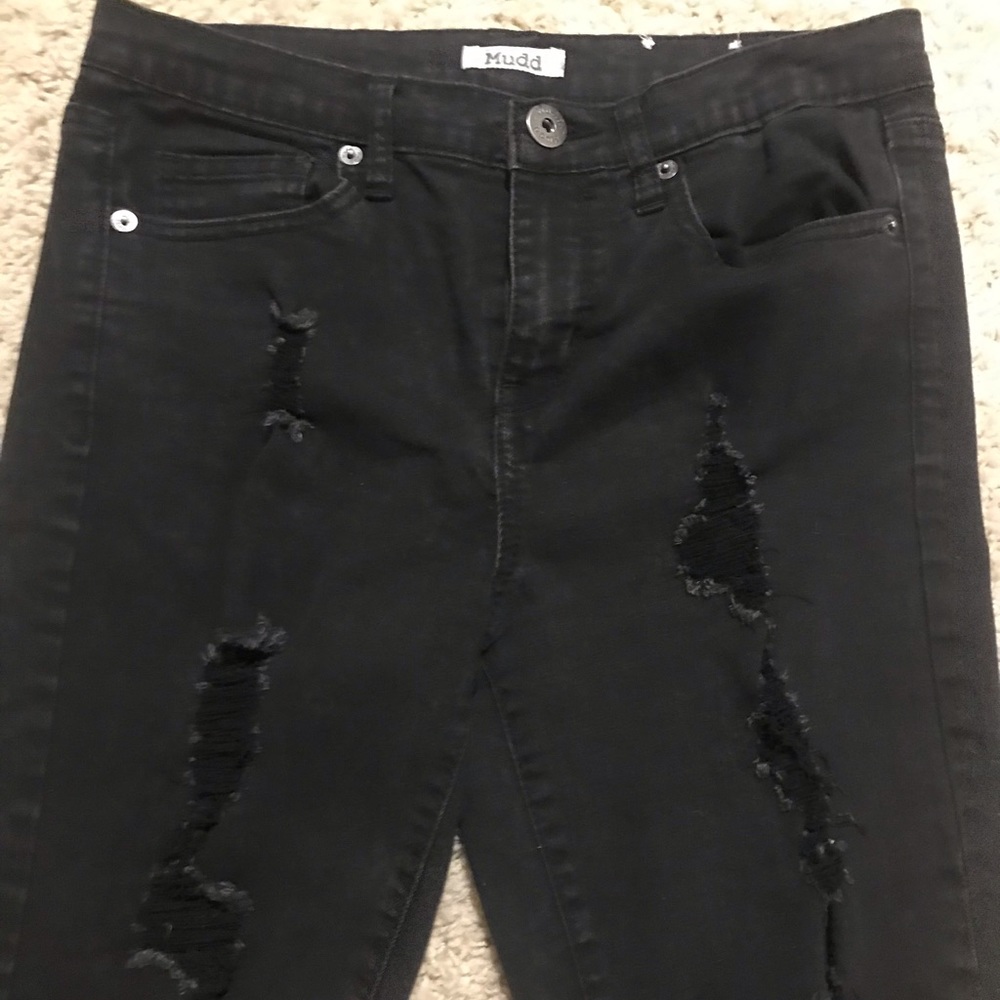 Size 9 black soft denim